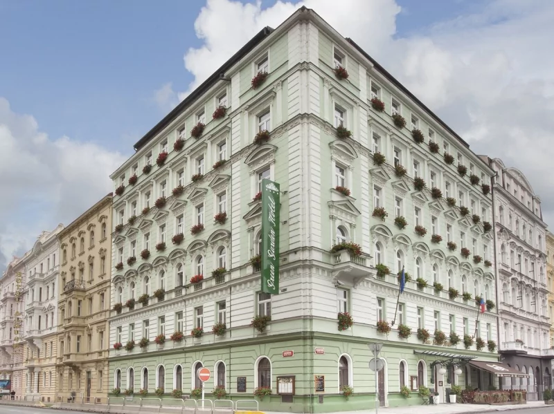 Reference geodetpraha.cz - Hotel Green Garden - Geometrický plán na přístavbu
