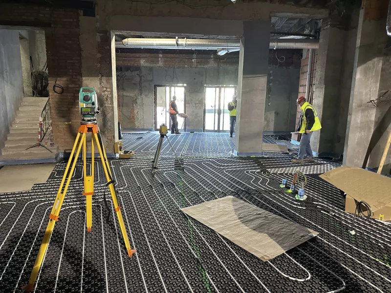 Reference geodetpraha.cz - Rekonstrukce kina - vytyčení stavby